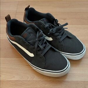 Vans Men's grey and Brown Sneakers 10.5